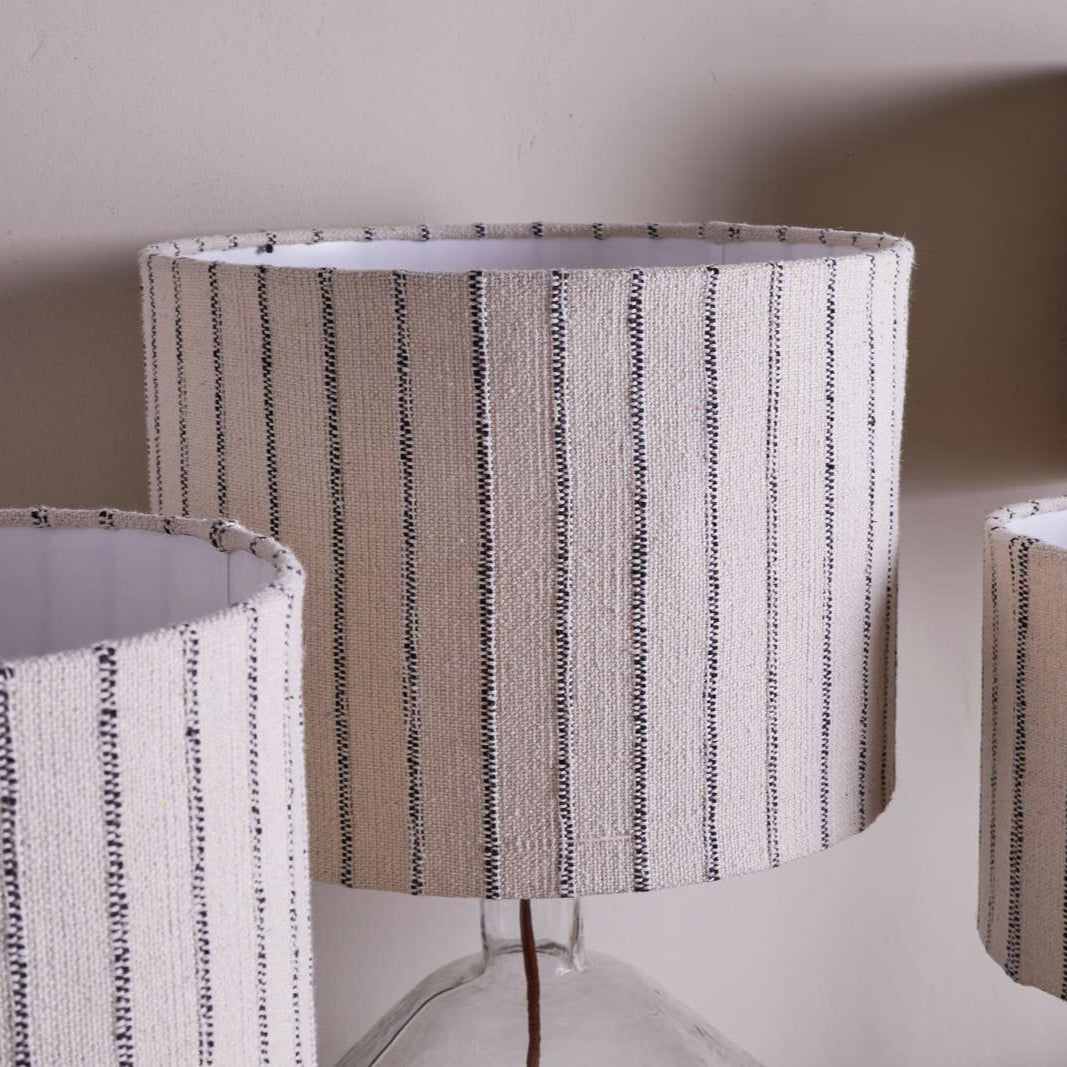 Nkuku Sanja Cotton Stripe Lampshade - SL4701 - Uneeka